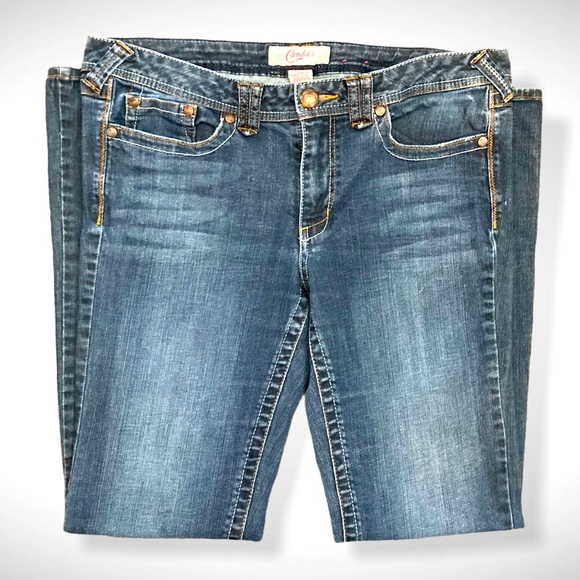 Candies Y2K Flare Wide Leg Juniors Jeans - Picture 3 of 8